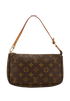 Pochette Accessoires, &pound;695, Handbags, Brown, Canvas, Front view